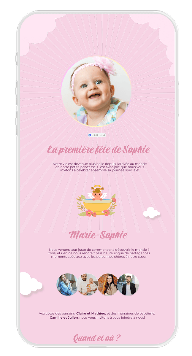 Modèle d’invitation