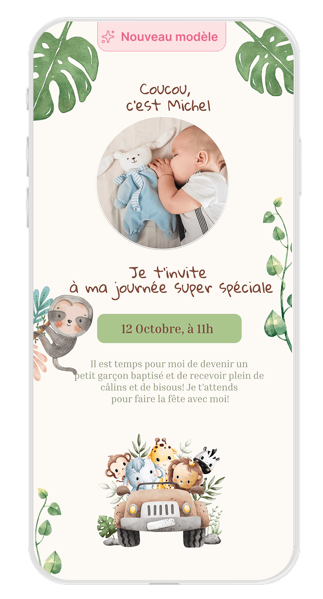 Modèle d’invitation